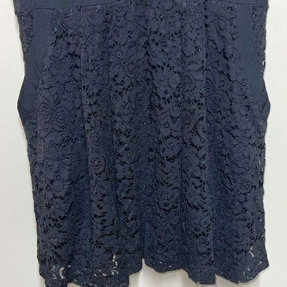Free People Black Lovely in Lace Cocktail Bodycon Mini Dress Sz M - Picture 8 of 10
